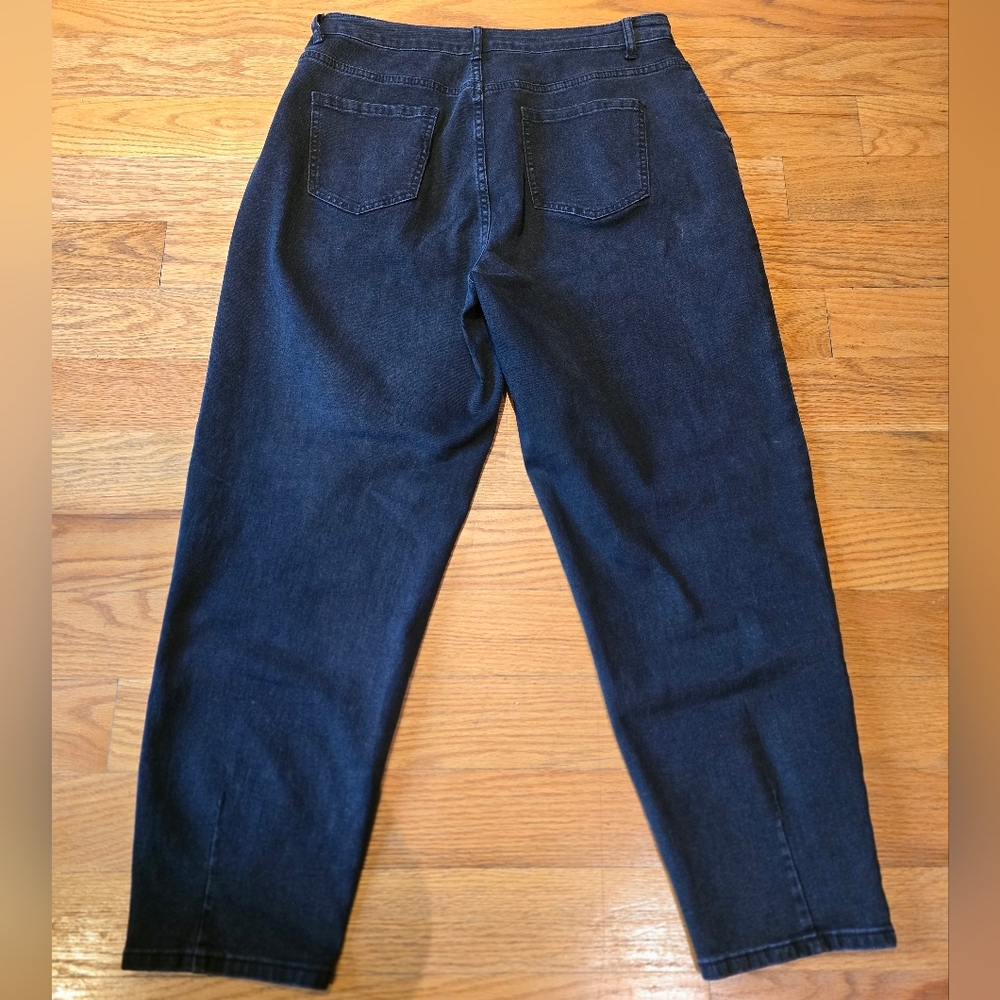 Amazon Tapered Pleated Jeans